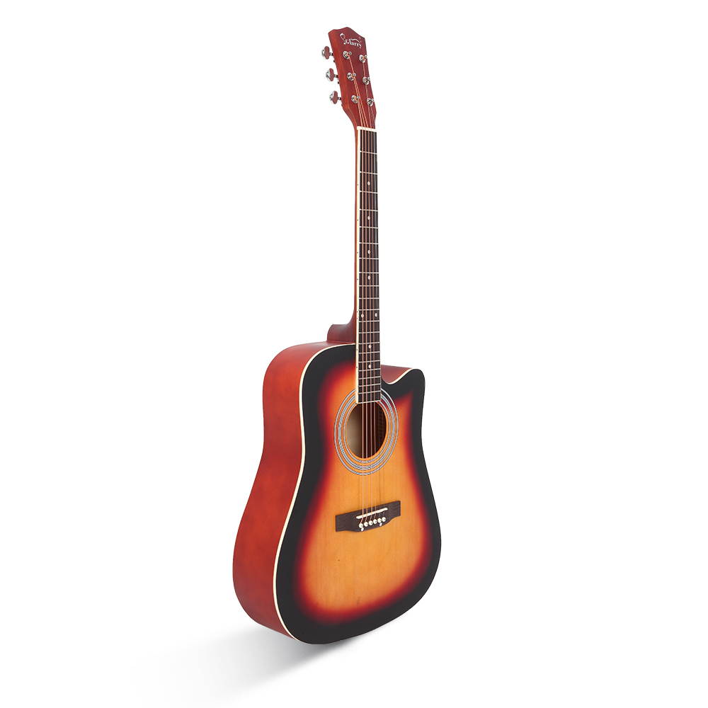 Glarry GT502 41" Practice Beginner Spruce Folk Acoustic Guitar Sunset