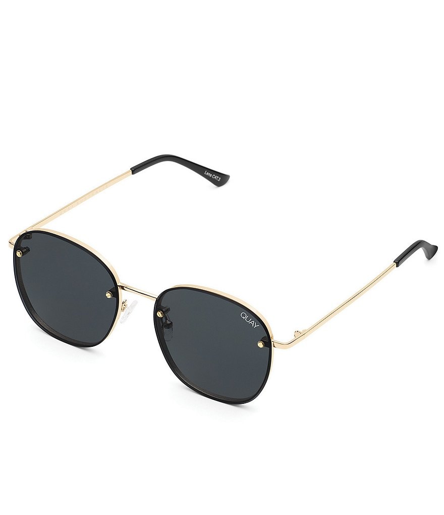 Quay Australia Jezabell Rimless Round Sunglasses