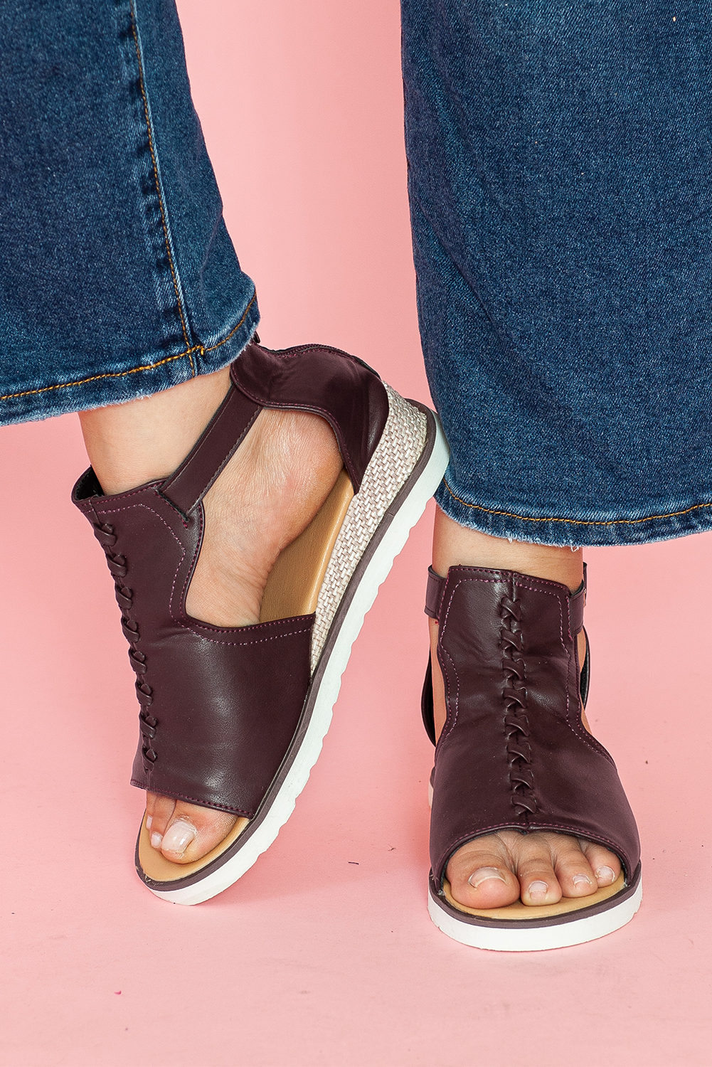 Aetrex Jillian Sport Leopard Print EVA Water Friendly Wedge Sandals