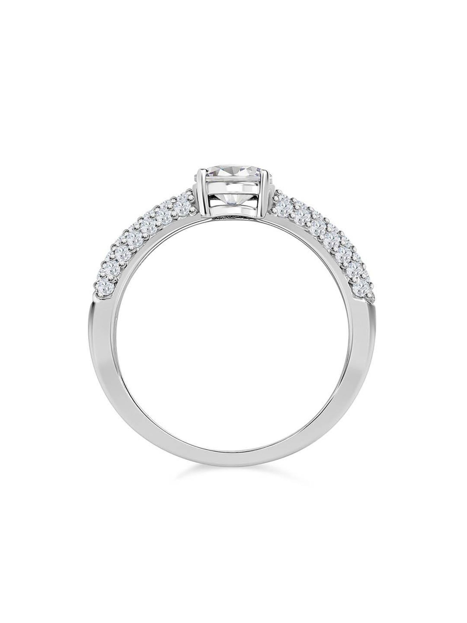 GIVA 925 Silver Pearly Bloom Ring for Women & Girls