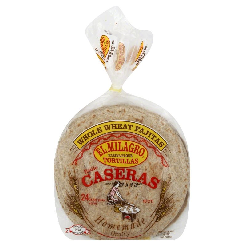 El Milagro Whole Wheat Fajitas - 24oz