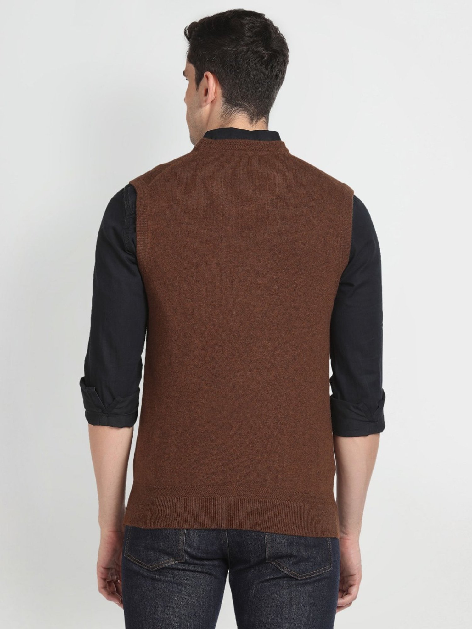 Arrow Sport Brown Regular Fit Sweater