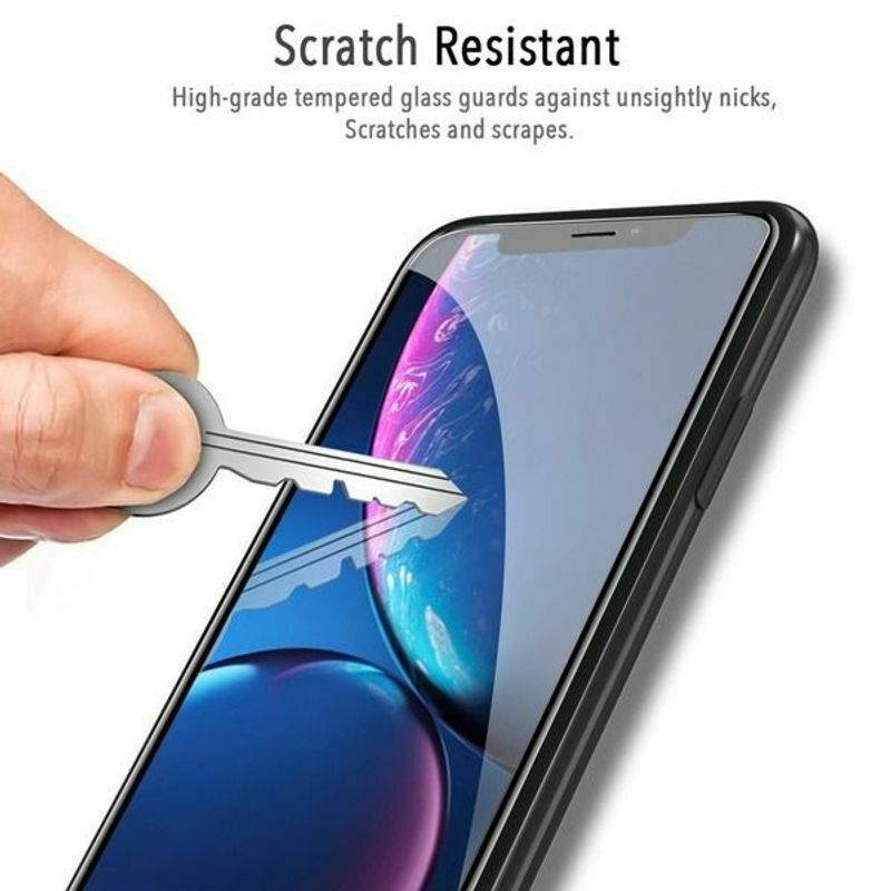 Full Coverage Tempered Glass Screen Protector Film Cover For  iPhone 11/XR