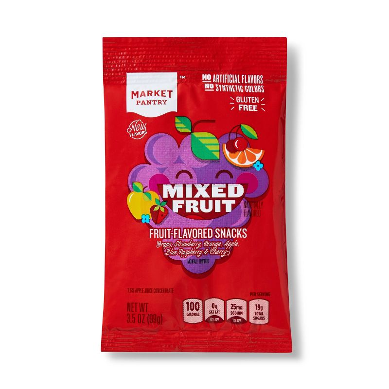 Mixed Berry Fruit Flavored Snacks - 10ct - Market Pantry™