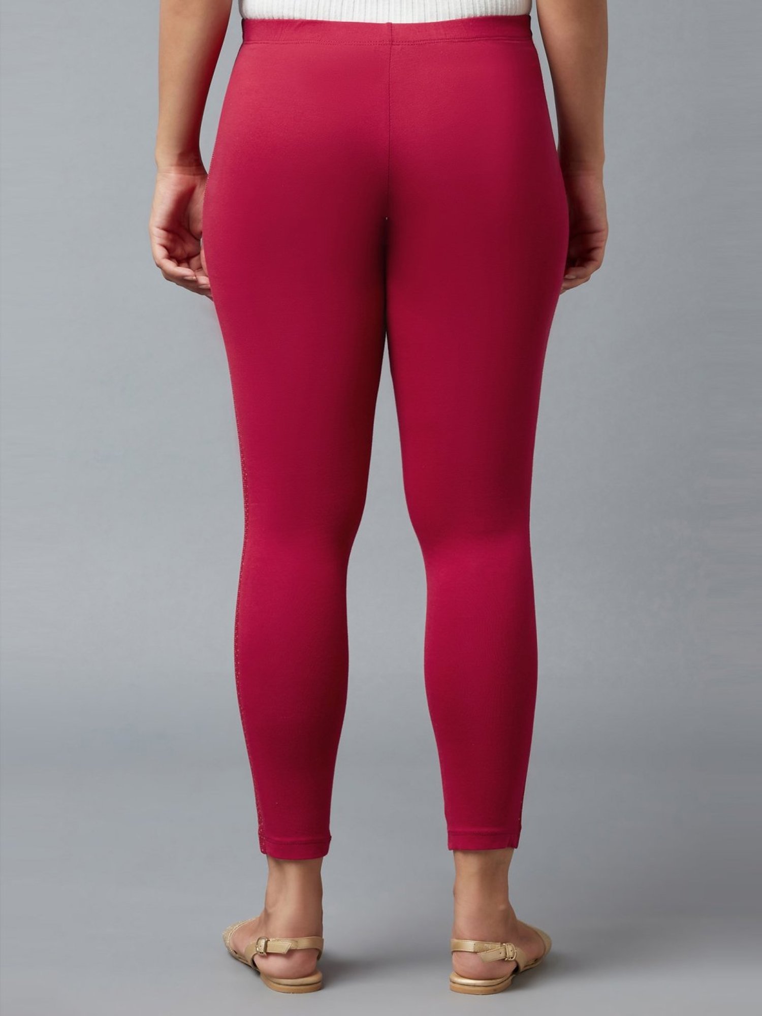 Elleven from Aurelia Purple Cotton Leggings