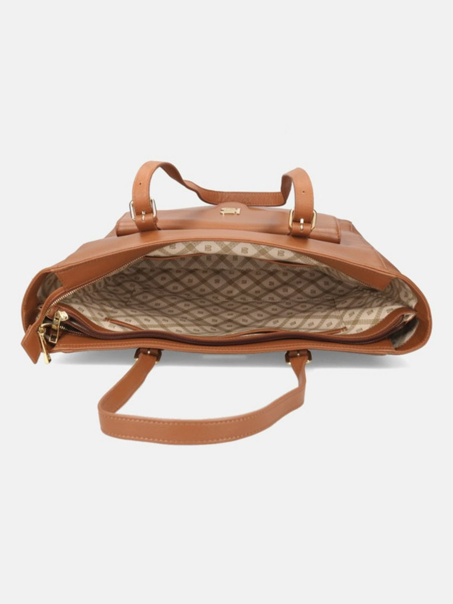 BAGATT Veneto Brown Medium Leather Tote Bag