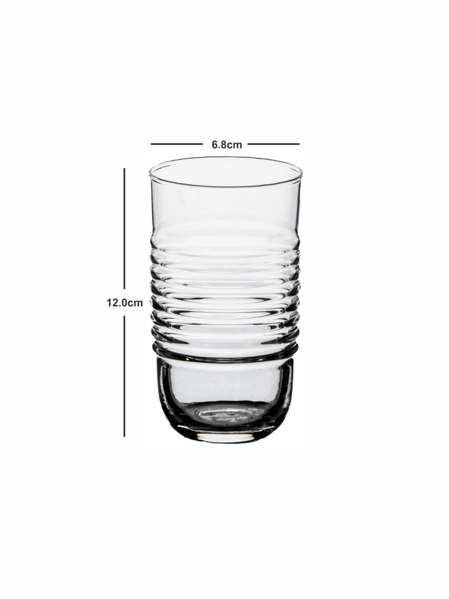 Luminarc Transparent Glass Tumbler - Set of 6 (300ml)