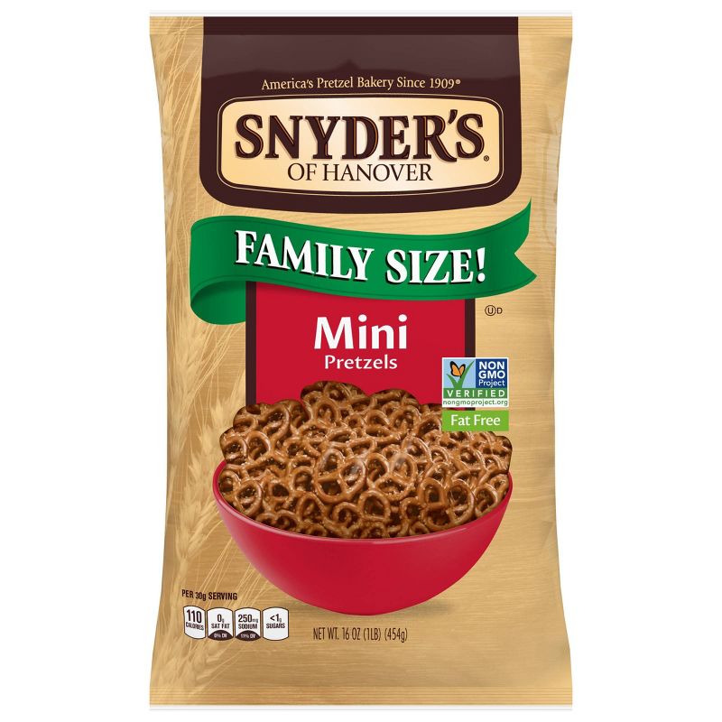 Snyder's Of Hanover The Pounder Pretzels - Mini - 16oz