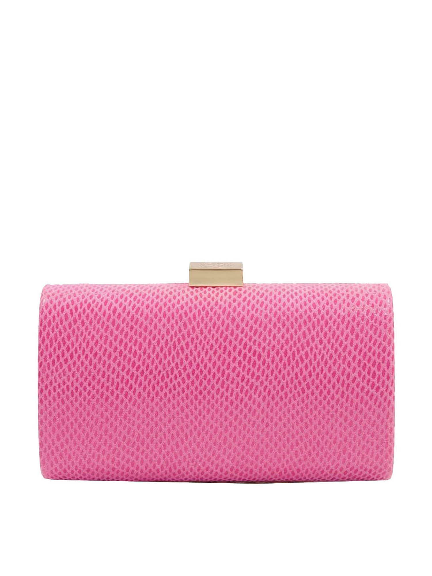 DUNE LONDON Pink Synthetic Clutch