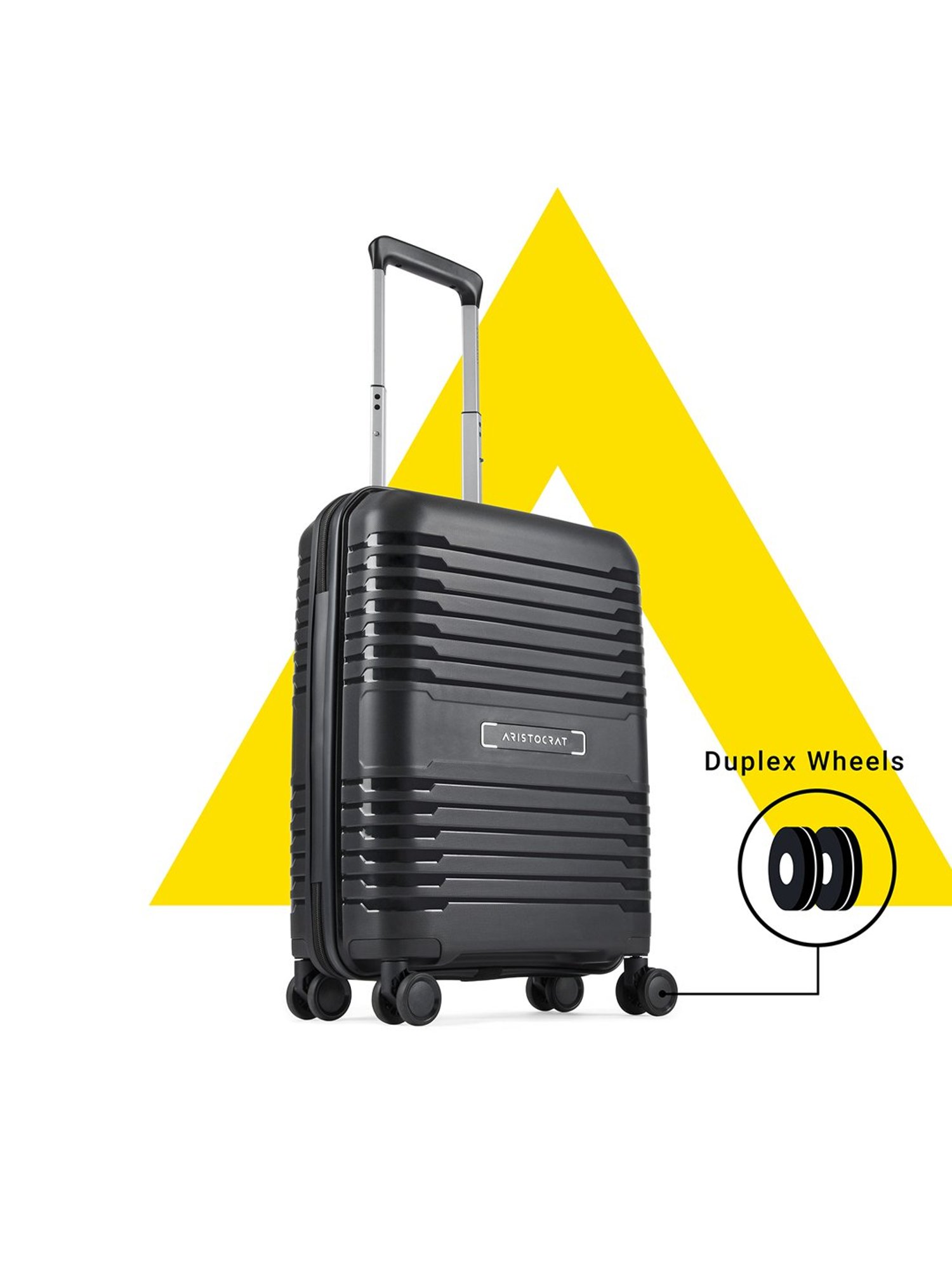 Skybags Salsa Red Solid Hard Medium Trolley Bag - 46 cm