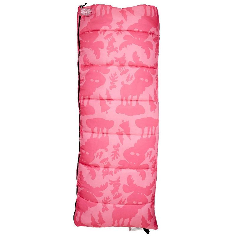 Wenzel Moose 40-50 Degree Youth Sleeping Bag - Pink