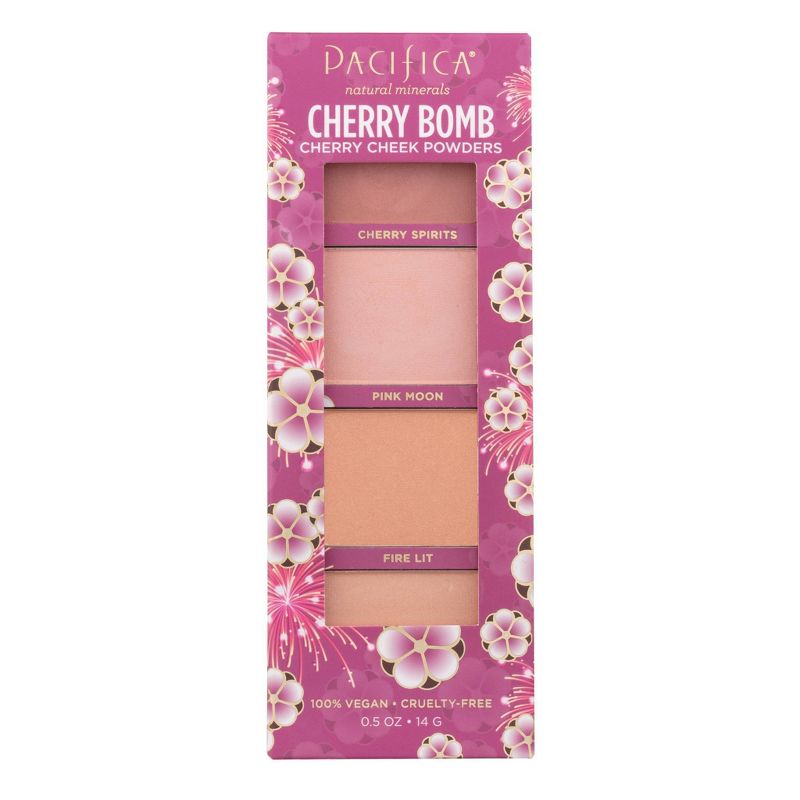 Pacifica Cherry Bomb Cheek Powders - 0.5oz