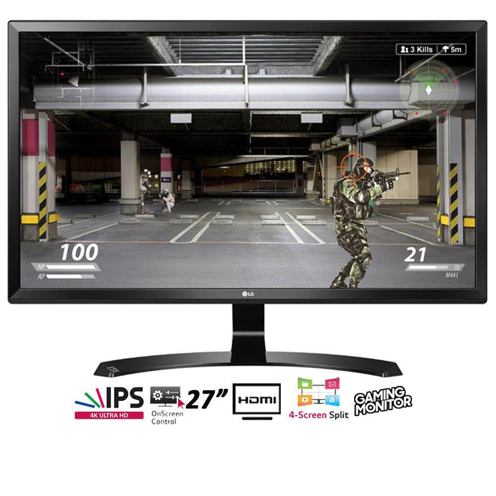 LG 27UD58-B 27" 4K Ultra HD IPS Freesync LED Monitor + Extended Warranty Pack