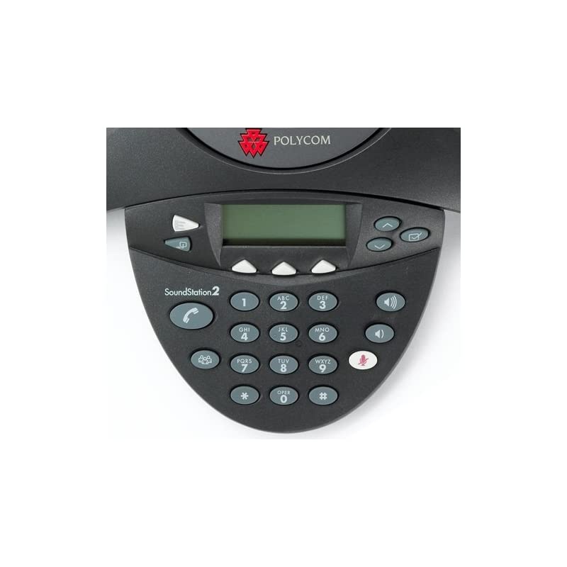 SoundStation 2 EX with 2 Mics Included (2200-16200-001)+(2200-16155-001) (Renewed)