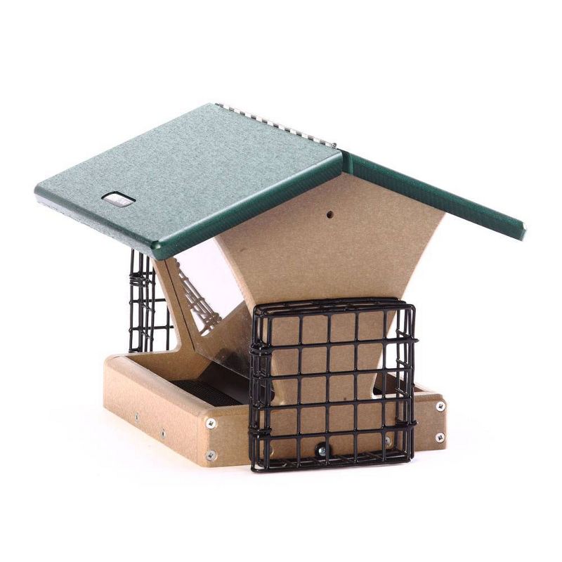 Birds Choice Cage Feeder with Base and Roof Top Bird Feeder