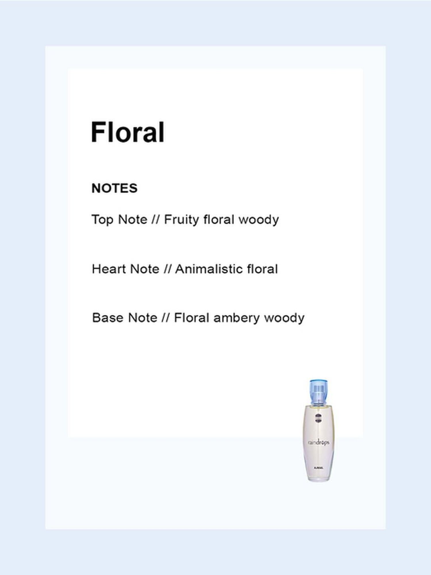 Ajmal Raindrops Eau de Parfum for Women - 50 ml