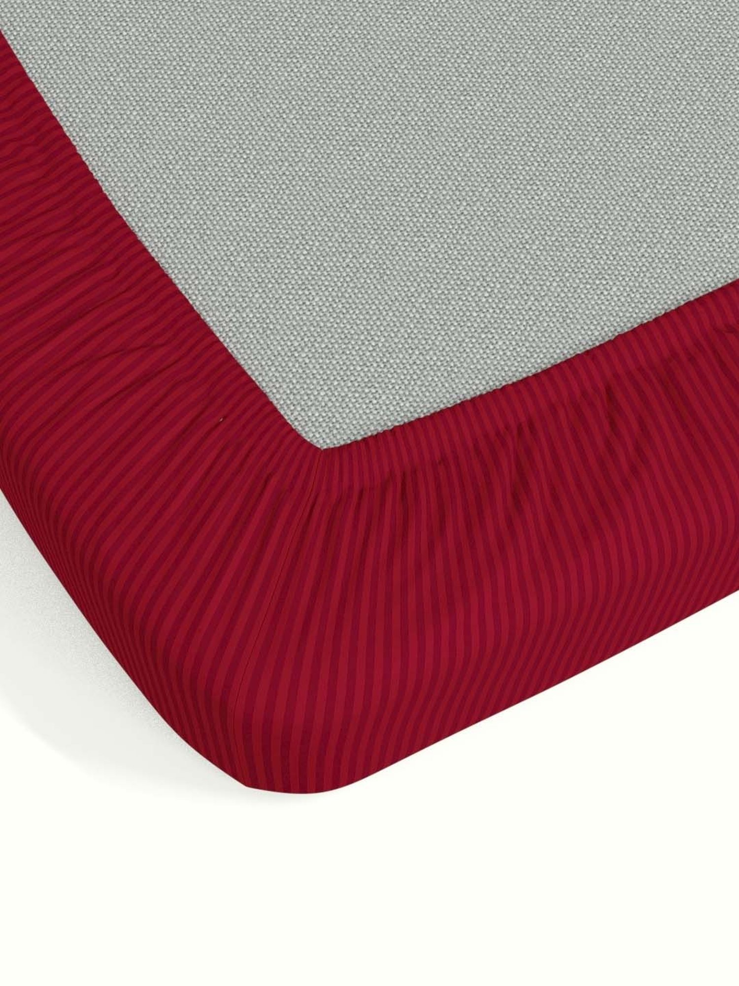 My Room Maroon 100% Cotton 300 TC King Bedsheet with 2 Pillow Covers