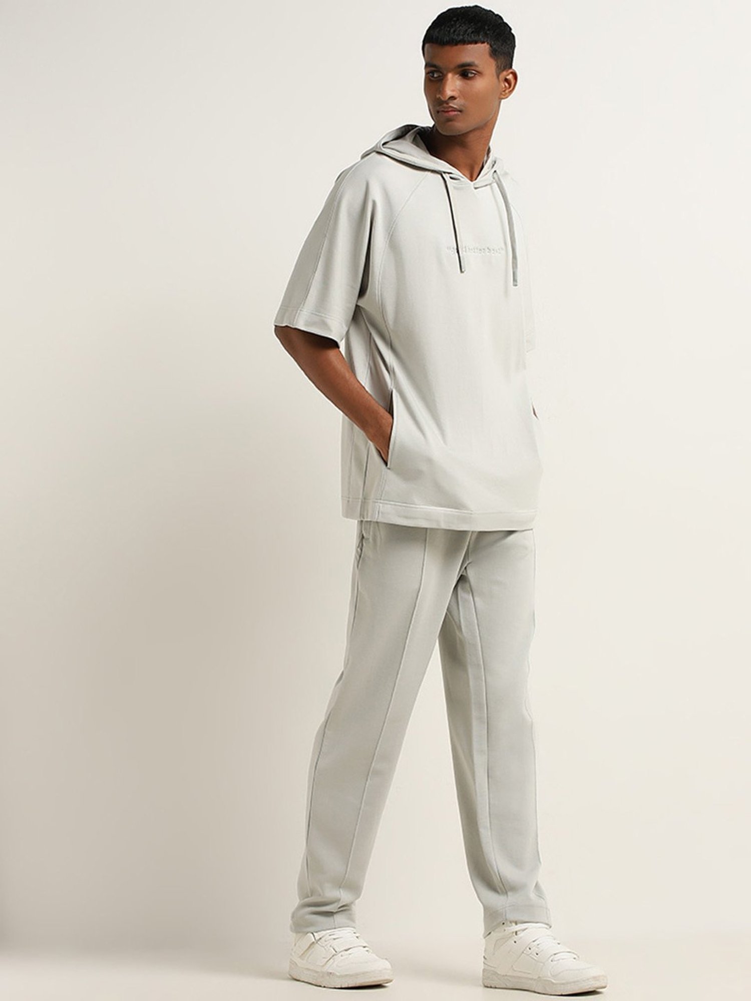 Studiofit by Westside Light Sage Relaxed Fit Mid Rise Joggers