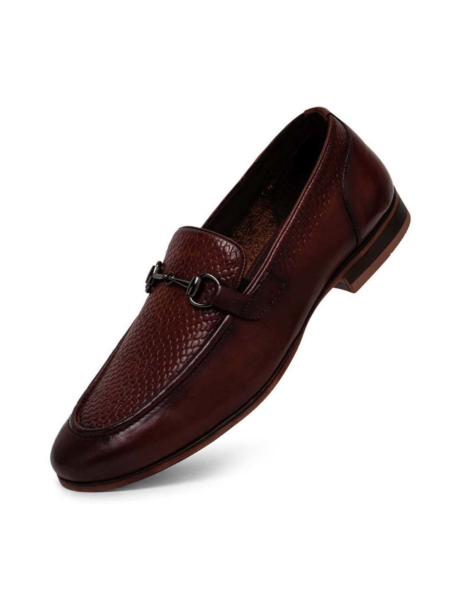 Ezok Men's Brown Casual Loafers