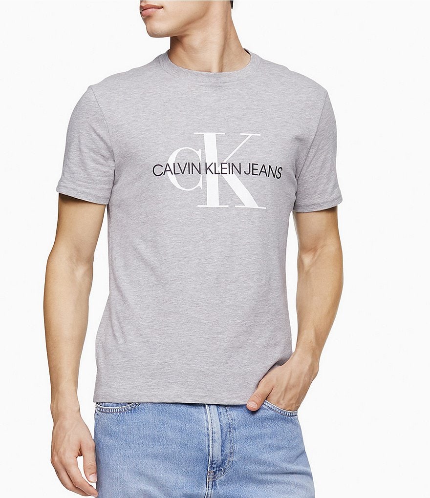 Calvin Klein Jeans Monogram Logo Short-Sleeve Graphic T-Shirt