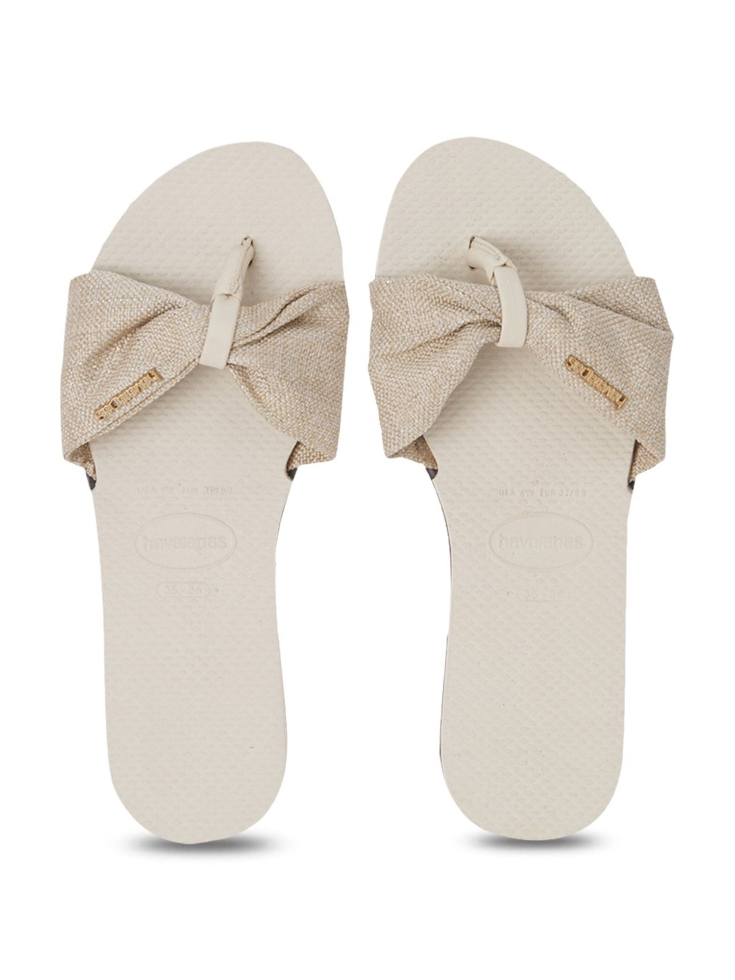 Havaianas You St Tropez Beige Thong Sandals