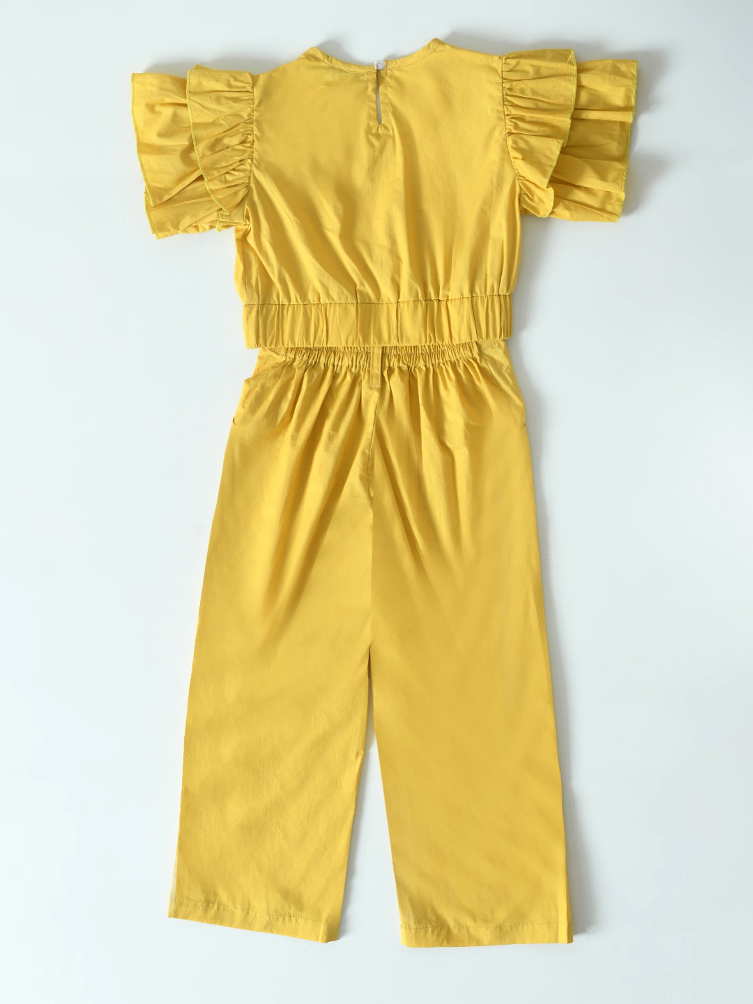 Mothercare Kids White & Yellow Cotton Printed Top Set