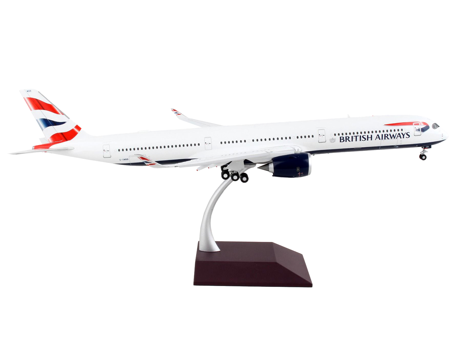 Airbus A321neo Commercial Aircraft "American Airlines" (N413AN) Gray with Striped Tail 1/400 Diecast Model Airplane by GeminiJets