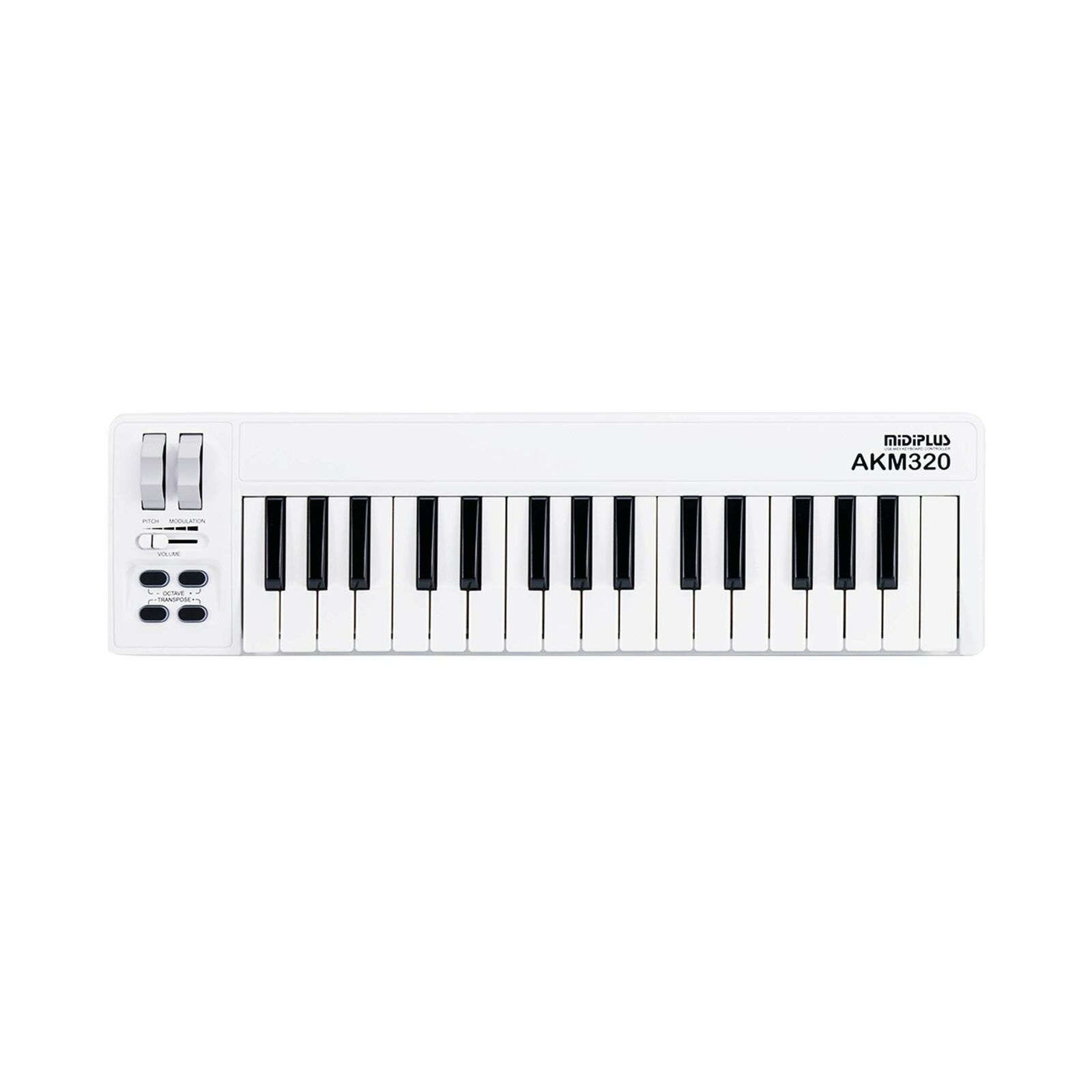 midiplus AKM320 32 key MIDI Keyboard Controller, white
