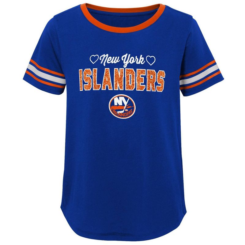 NHL New York Islanders Girls' Netminder Fashion T-Shirt - XL