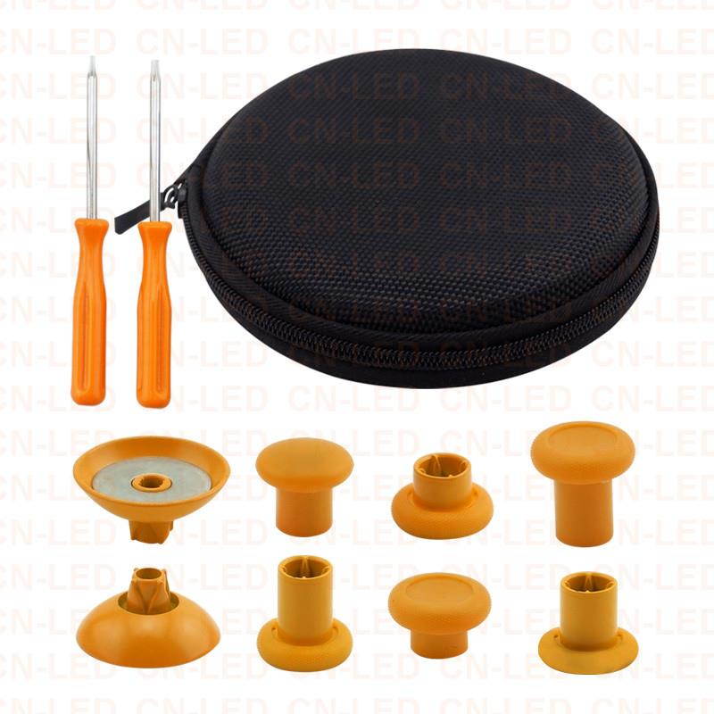 8 Pcs Replacement Swap Magnetic thumbsticks Fits for PS4 DualShock 4 Controller Xbox One Elite Controller Xbox One Controller - Yellow