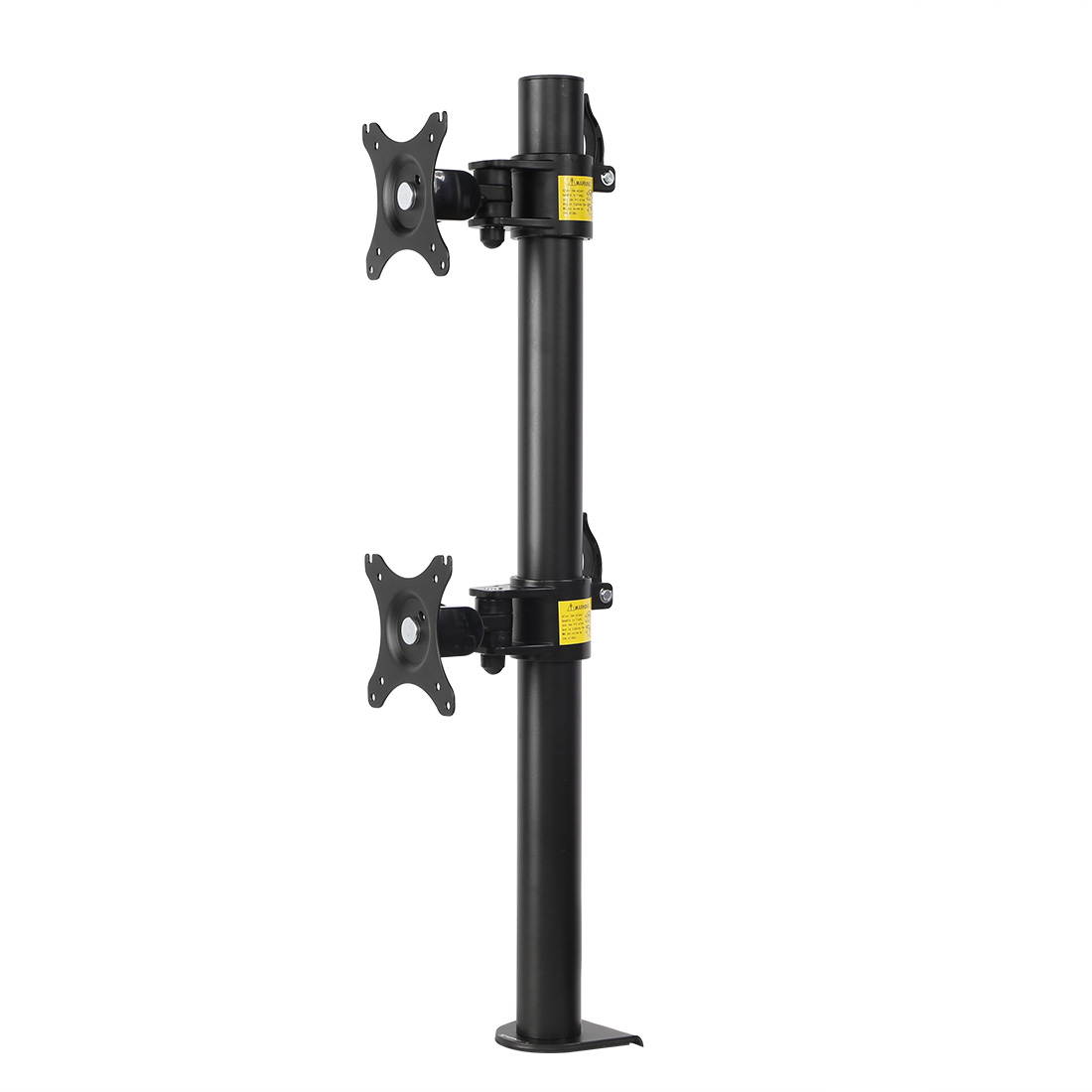 FLEXIMOUNTS D1DV Full Motion Vertical Dual Desk Mounts Stand for 2 screens up to 27" LCD Monitor