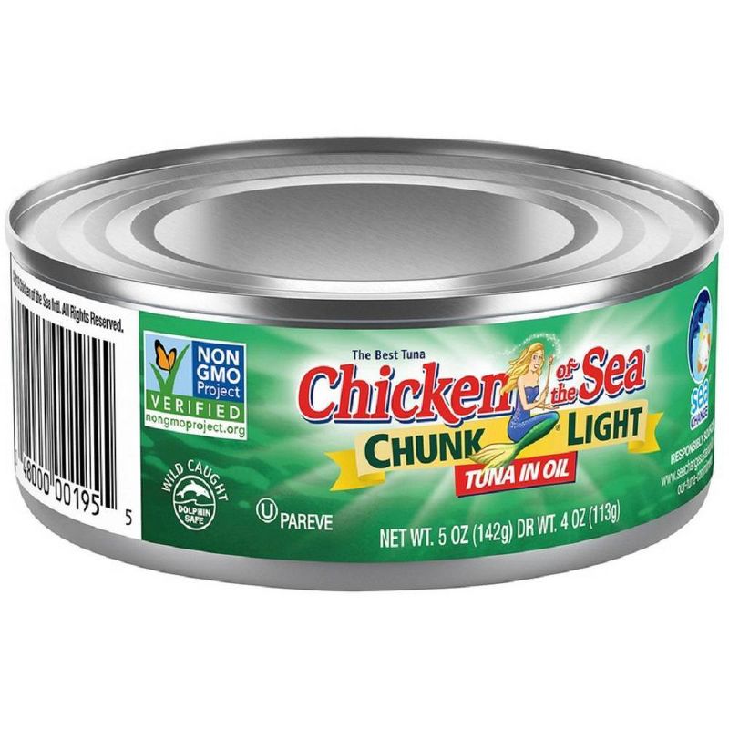 Chicken of the Sea Chunk Light Tuna in Oil - 5oz