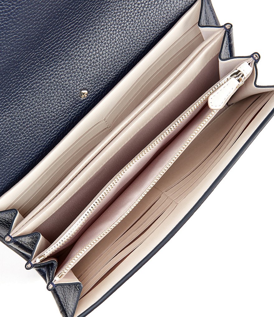 kate spade new york Roulette Breezy Stripe Chain Clutch