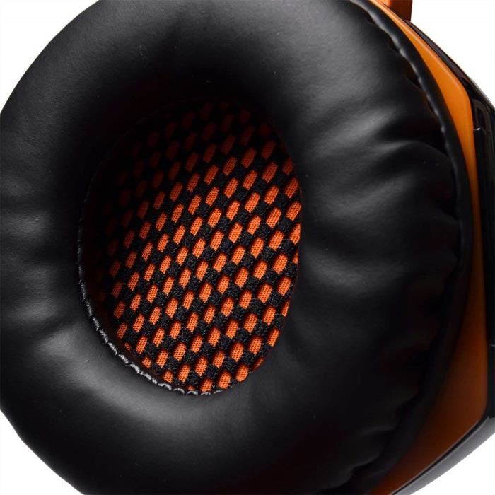 Zgeer Headphone Gaming PS4, 3.5mm Headset Gamer with Mic Bass Stereo, LED Light, for PC Xbox One PS4 Tablet Computer Smartphone