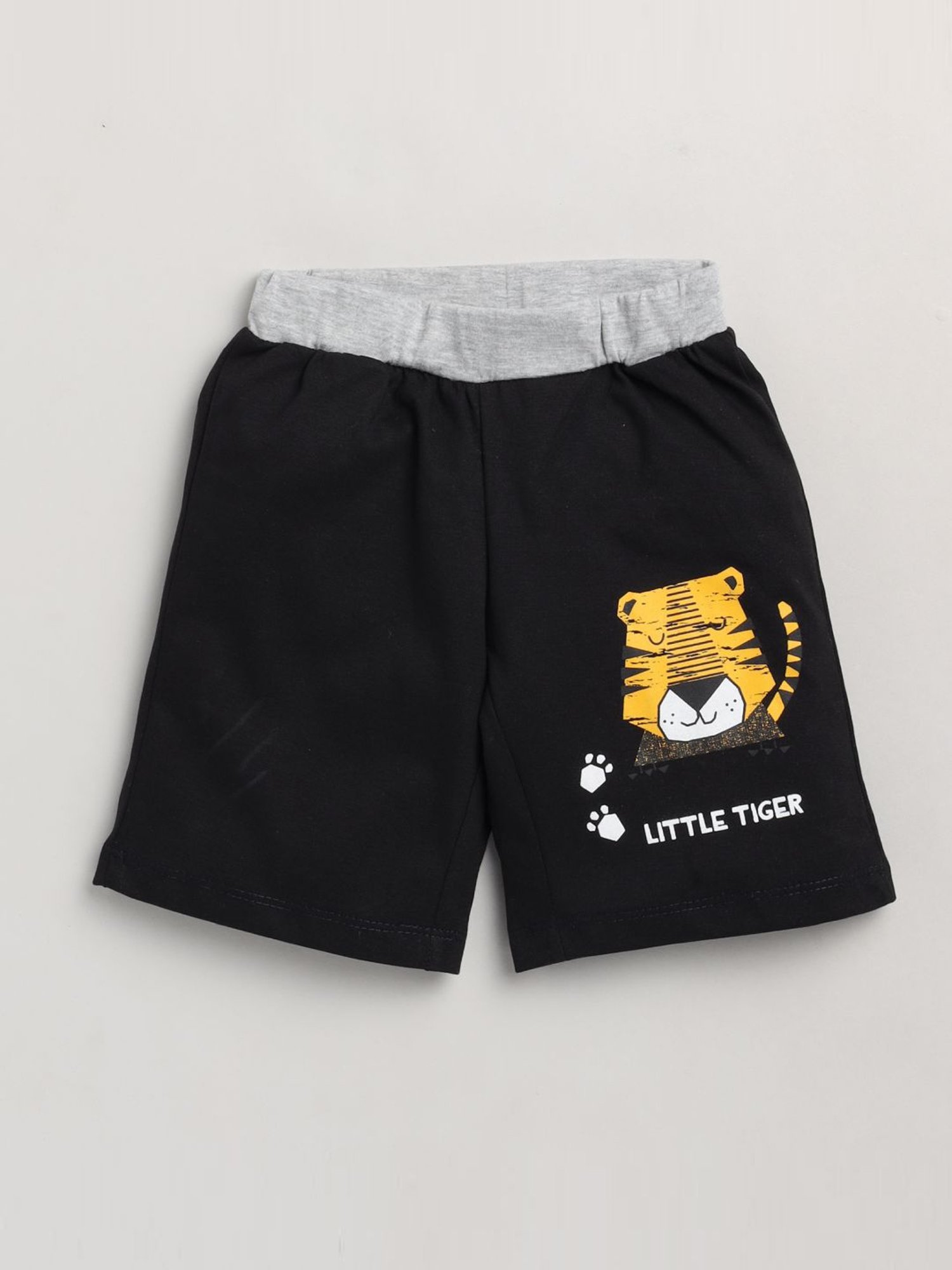 Lazy Shark Kids Multicolor Printed T-Shirt & Shorts