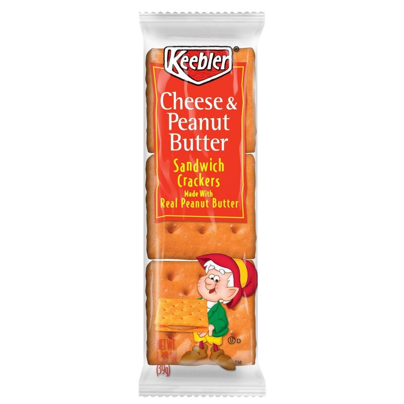 Keebler Cheese & Peanut Butter Sandwich Crackers - 8ct