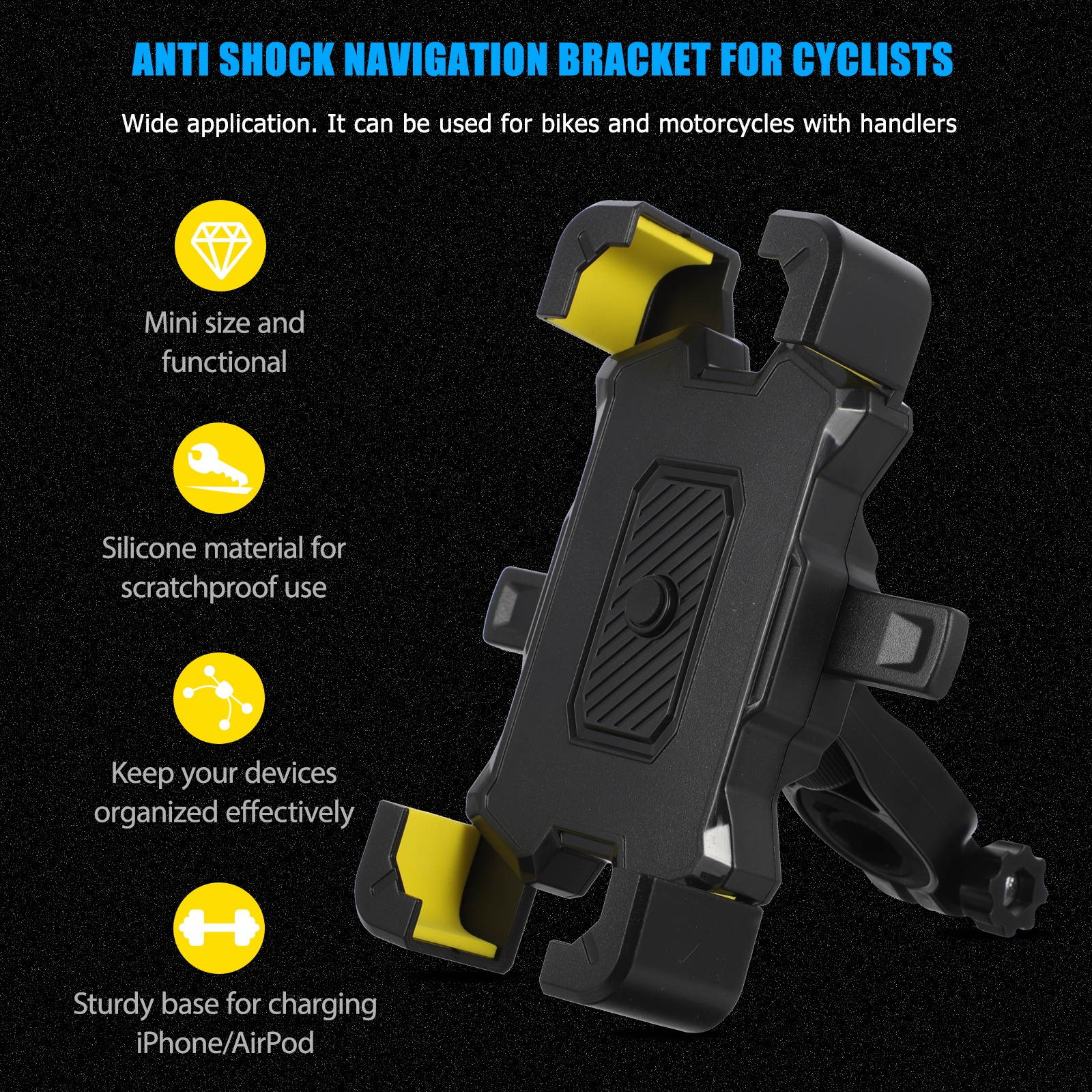 Car Multifunctional Cup Holder Auto-multi Cup Case Drinking Bottle Holder Organizer Storage Box (Black)