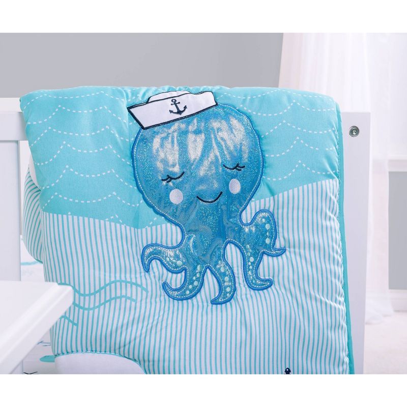 Sammy and Lou Nautical Adventure Crib Bedding Set - 4pc