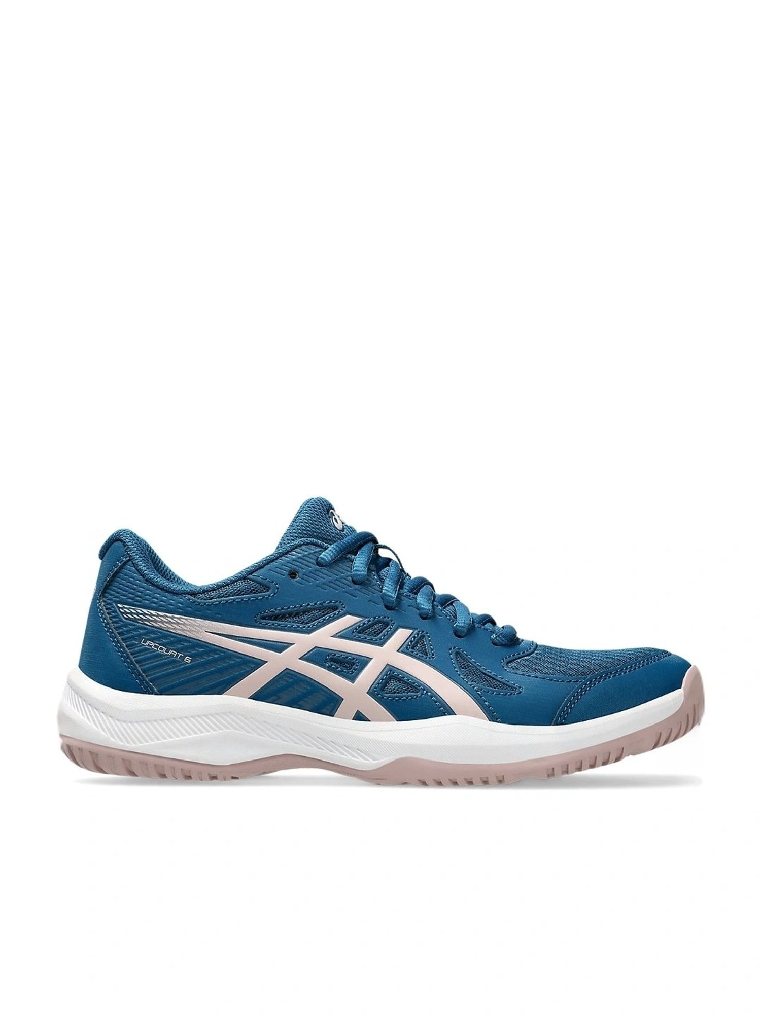 Asics Women's UPCOURT 6 Blue Indoor Court Shoes
