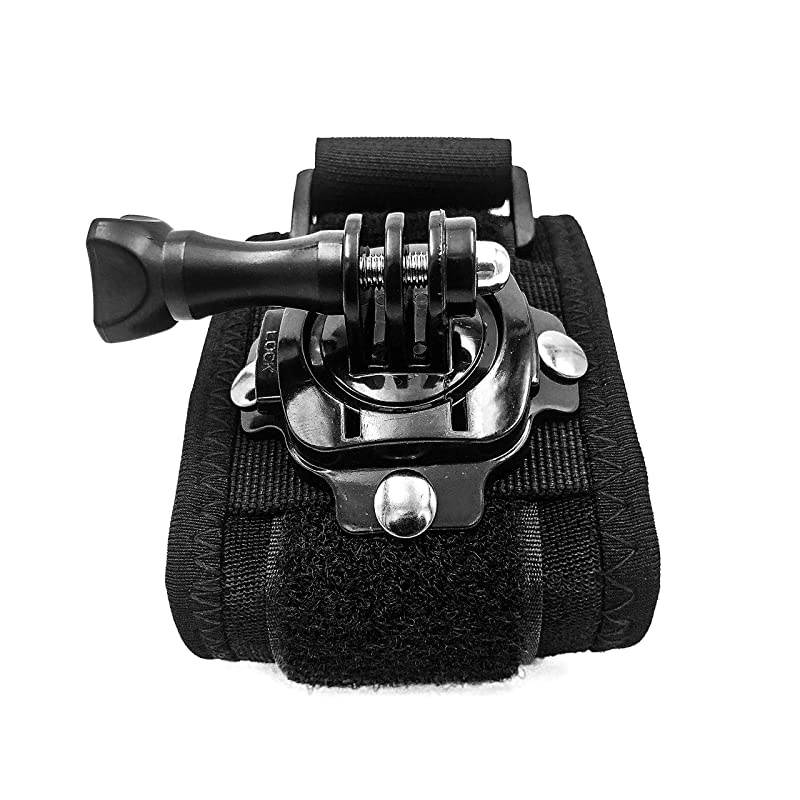 Wrist Strap Mount for GoPro Session Black Silver Hero 8 7 6 5 4 3 3+ 2 XIAOYI 4K SJCAM Xiaomi Yi EKEN Akaso Adjustable Cycling Arm Band Holder for Action Camera amp Outdoor Sports Accessories