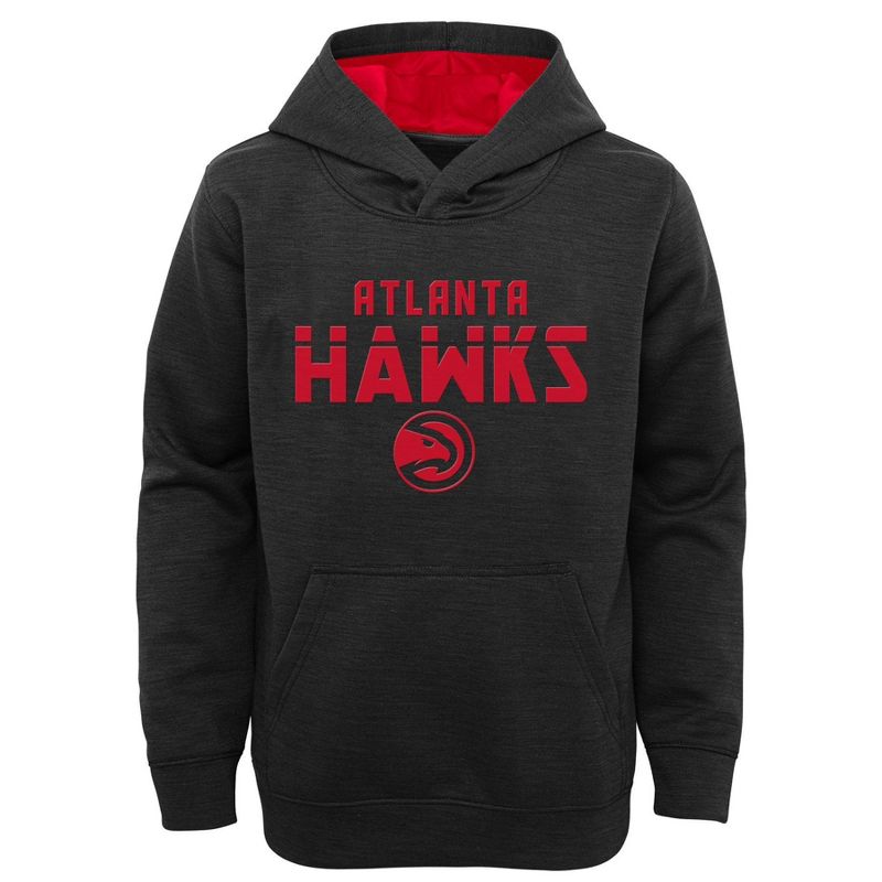 NBA Atlanta Hawks Boys' Jump Shot Raglan Performance Hoodie - XS