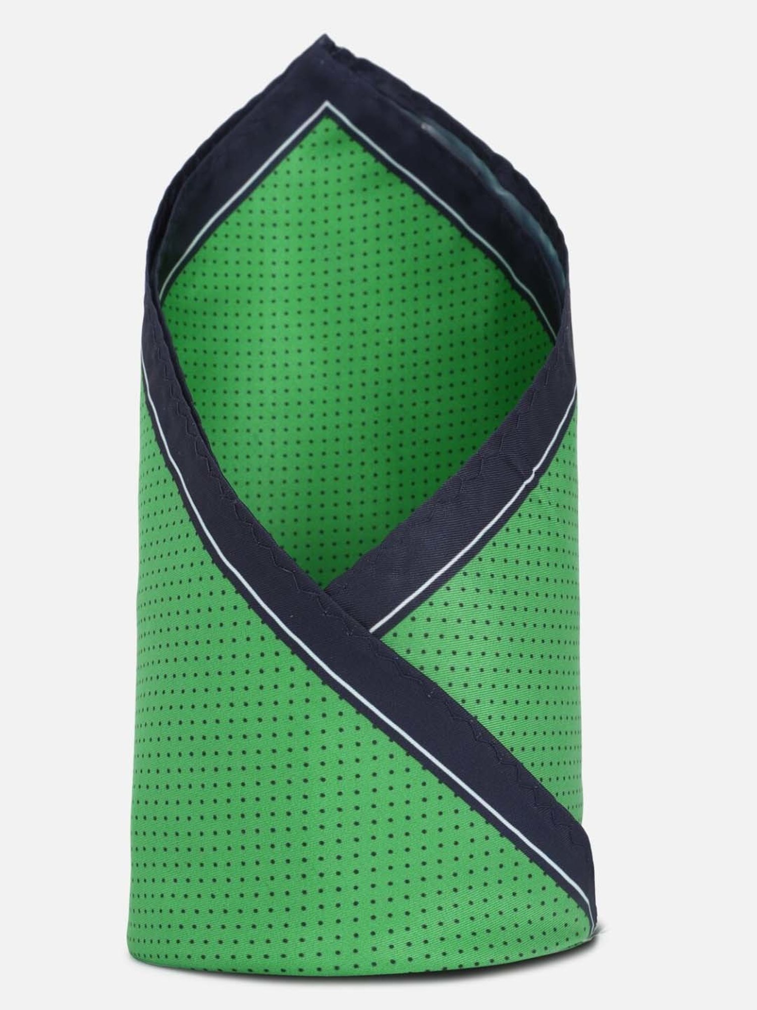 CHOKORE Brown and Yellow Plaid Pocket Square