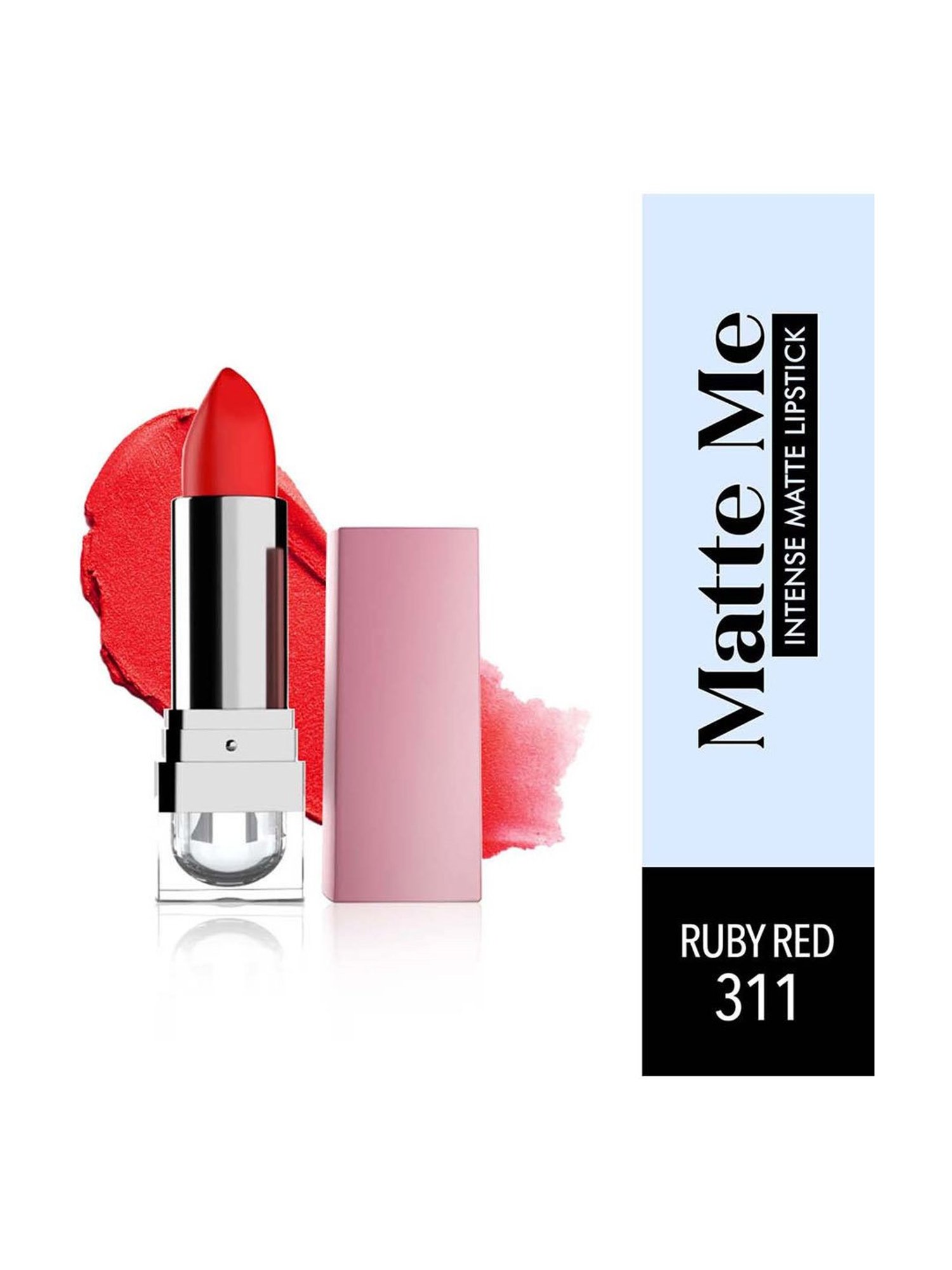Blue Heaven Matte Me Intense Matte Lipstick Ruby Red 311 - 4 gm
