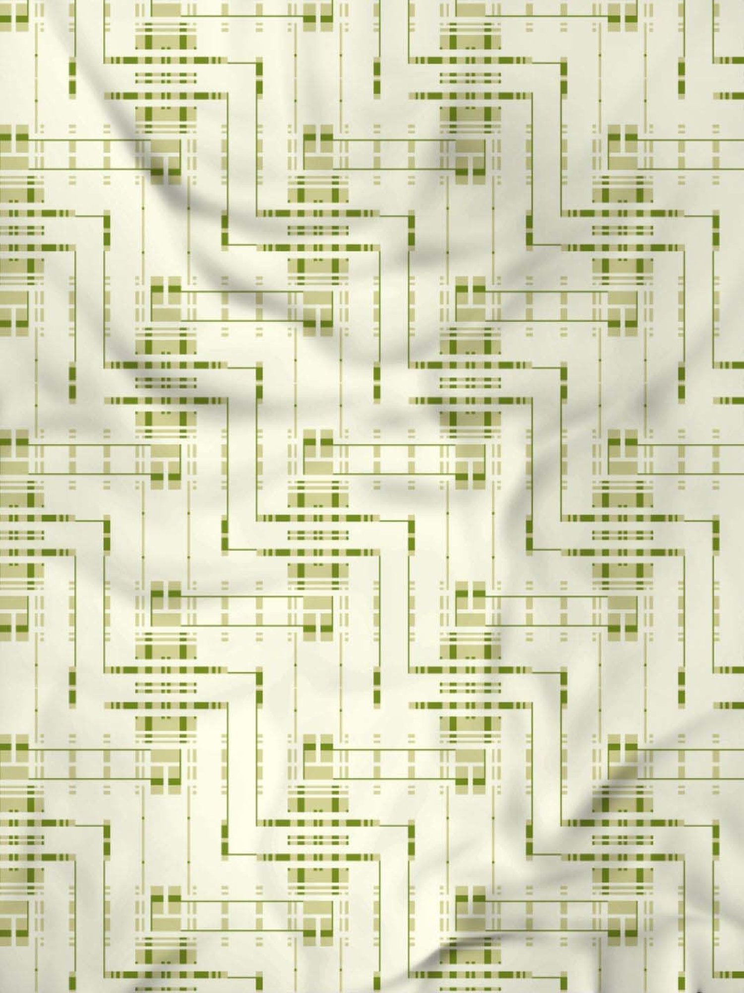 Raymond Home Shubham Green 120 TC Cotton King Bedsheet with 2 Pillow Covers