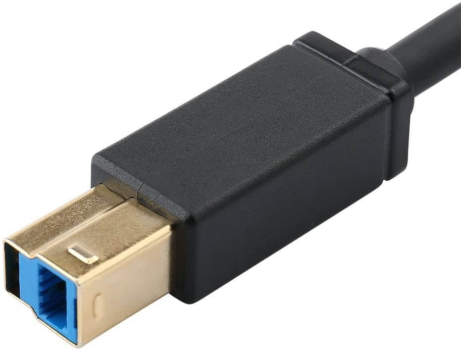 DTECH 6 ft USB 3.0 Cable A Male to B Male USB Printer Cord KVM Data Wire 6 Feet