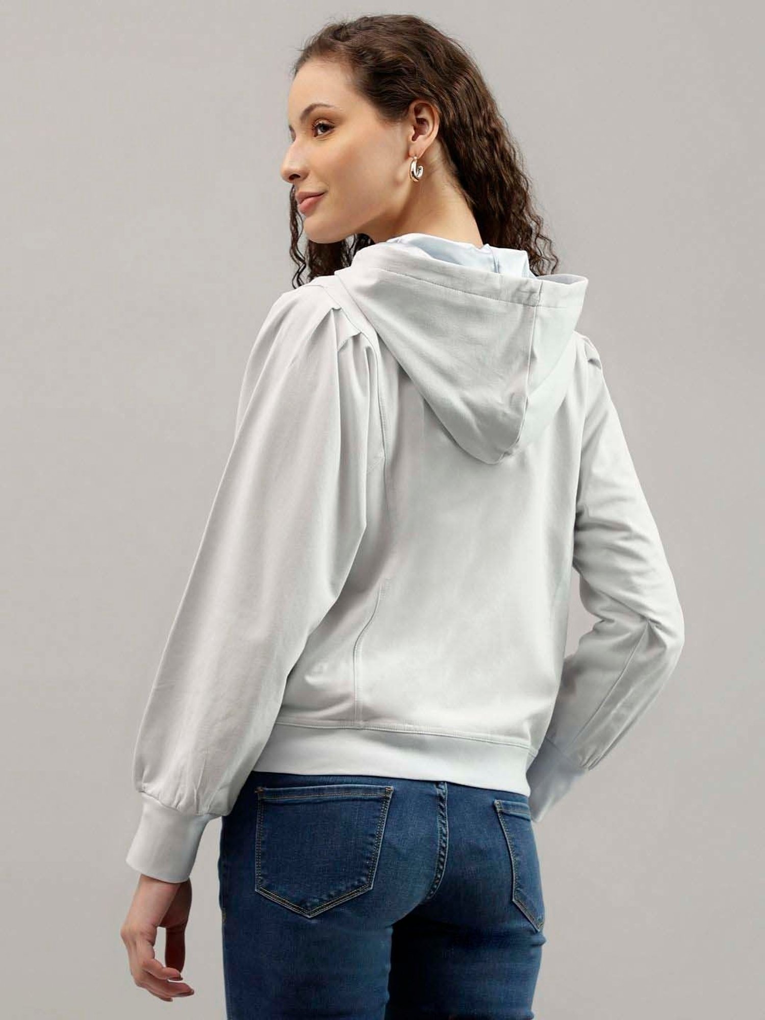 Beverly Hills Polo Club Grey Regular Fit Hoodie