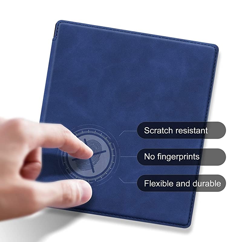 Skin Touch Feeling Case for All-New Kindle Oasis(10th Gen, 2019 Release & 9th Gen, 2017),Durable Soft Leather with Auto Wake/Sleep,Strong Adsorption for All-New 7''Kindle Oasis,The Maple Yellow