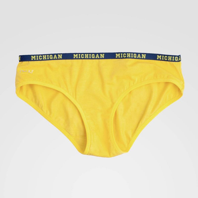 NCAA Michigan Wolverines Boyshorts with Logo Elastic - Yellow L