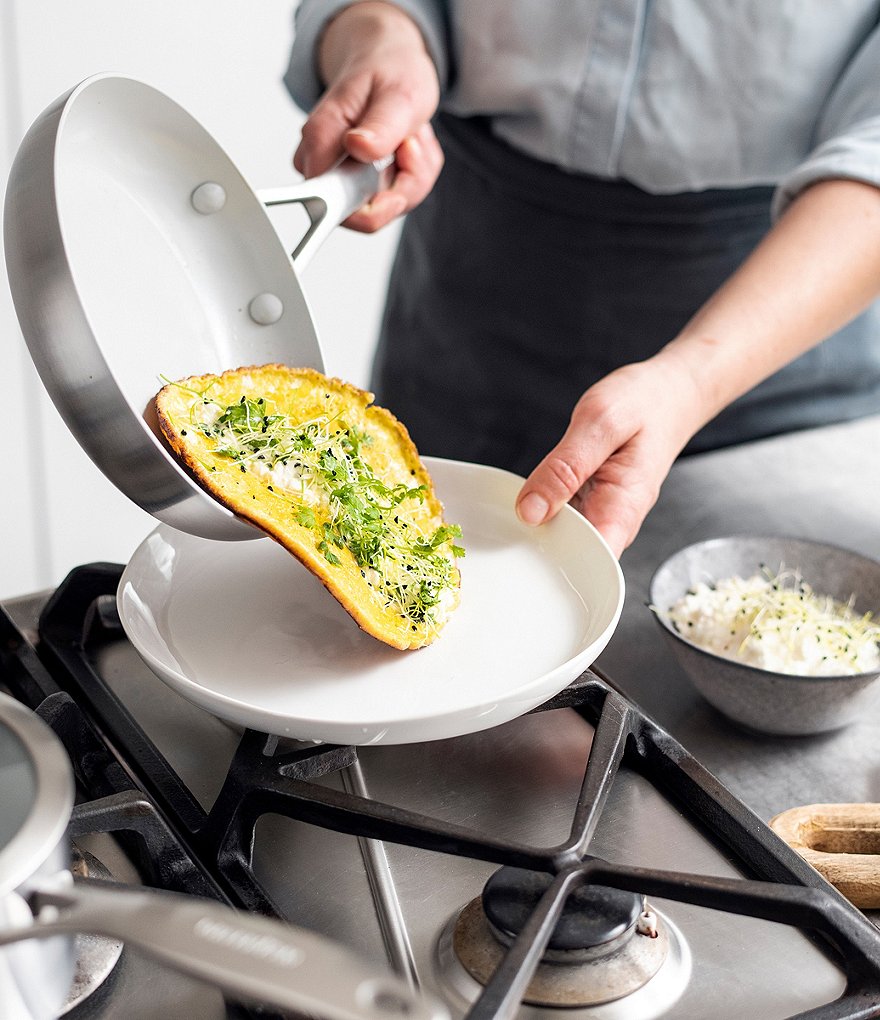 GreenPan Venice Pro Evershine Ceramic Non-Stick 2-Piece Open Fry Pan Set, 8#double; & 10#double;