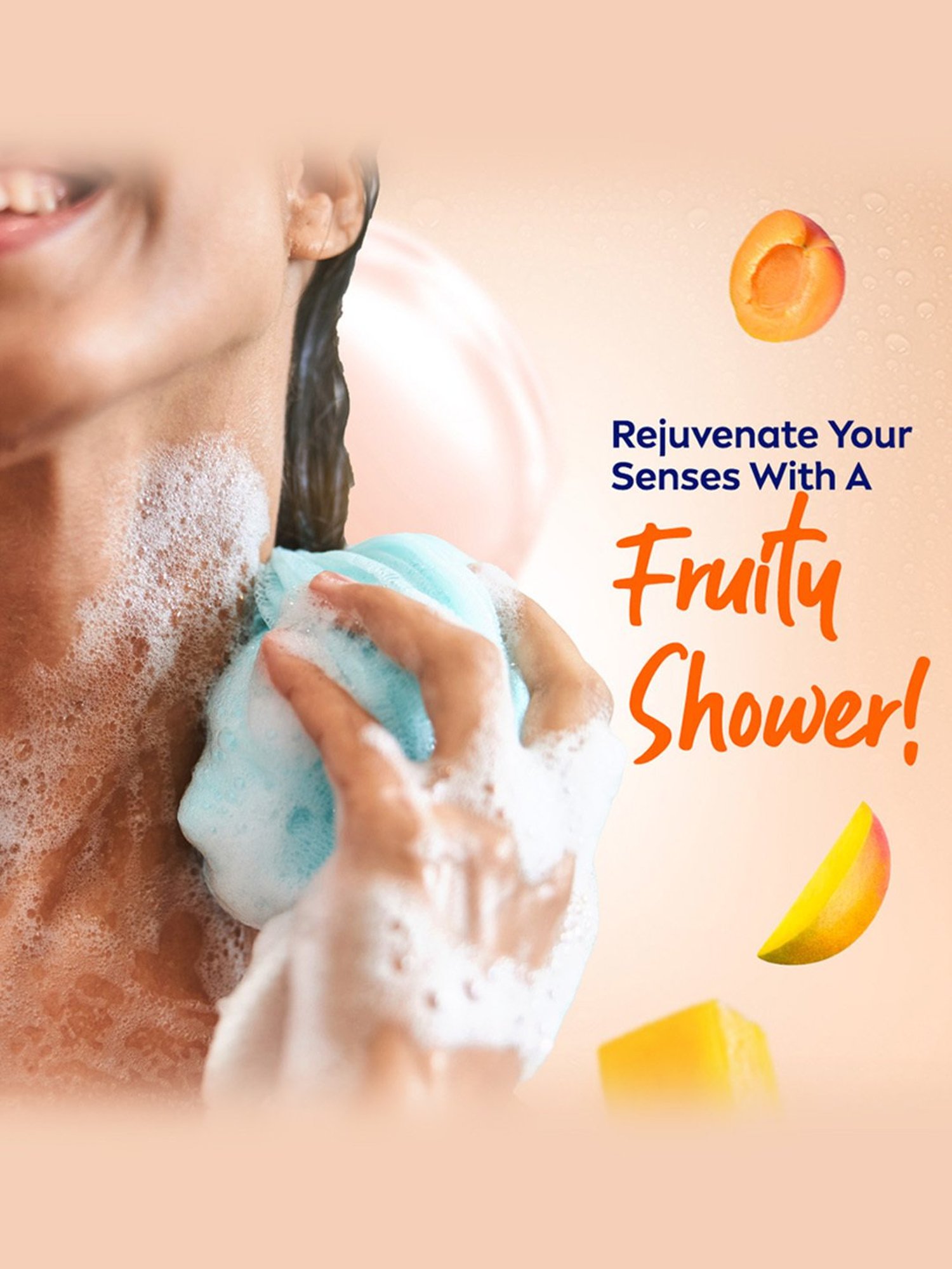 NIVEA Fresh Blends Apricot, Mango & Rice Milk Shower Gel - 300 ml
